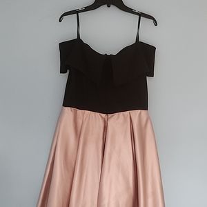 Off the shoulder swing dress